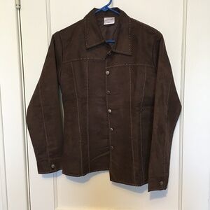 Decorative Originals Faux Suede Jacket